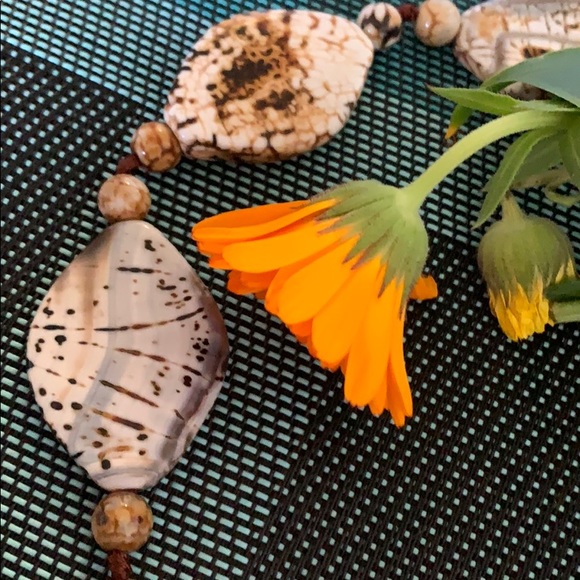 New stone necklace,hand crafted - Picture 4 of 8